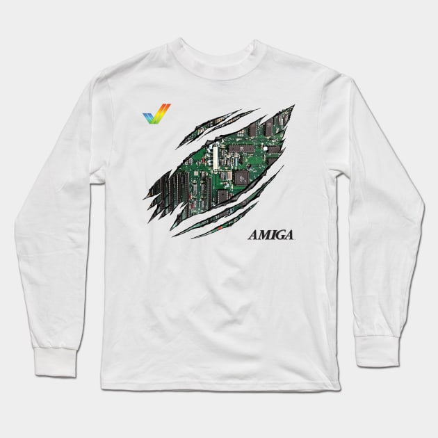 Amiga 34 years Long Sleeve T-Shirt by WkDesign